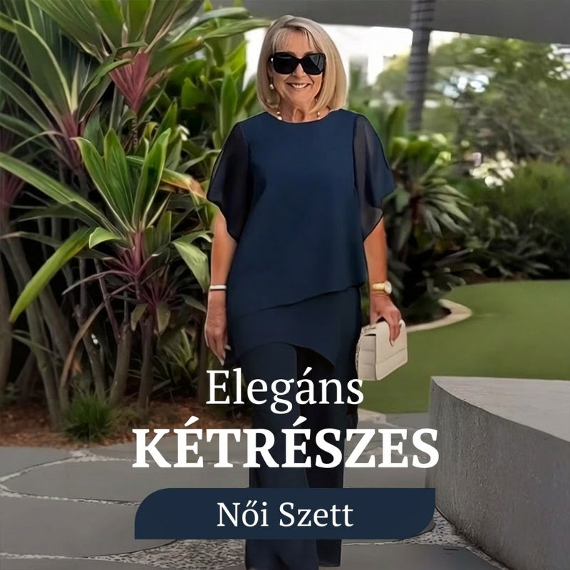 🔥【S-4XL】💖 2026 nyári népszerű, laza két részes szett (felső + alsó)