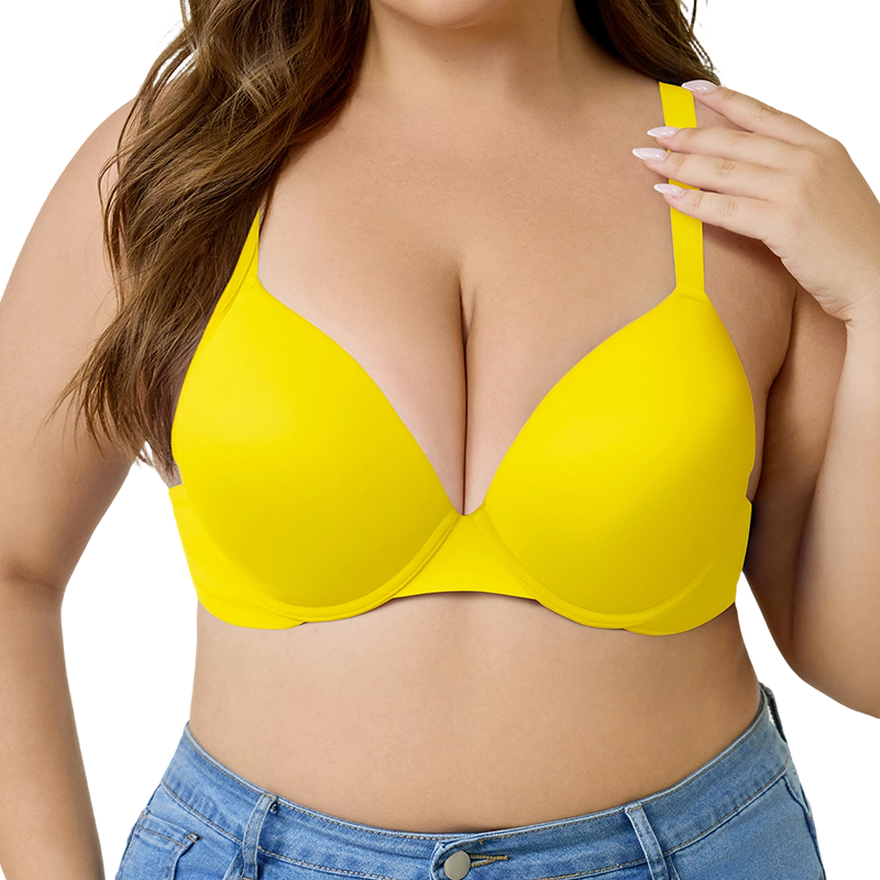 ✨ Simán & Támogató Mindennapi Plus Size Melltartó